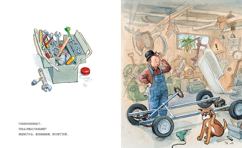 Click-to-read version of Mike, the universal engineer. The story of how Mike built a car. A popular science picture book for children aged 3-6 years old. A bedtime story for toddlers. A brain-stimulating and hands-on science picture book. Universal engineer, parent-child reading for scientific enlightenment. Supports Little Monkey Pipi's reading pen.