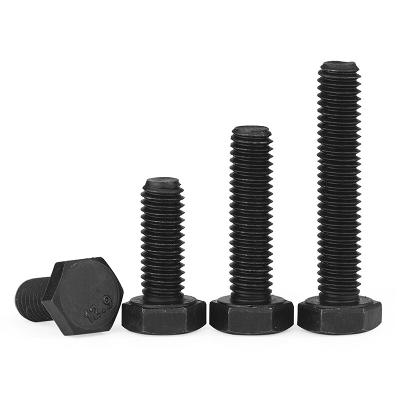 Jinggong 12.9 level anti-thread external hexagonal screw anti-wire anti-buckle left tooth hexagonal head bolt M6M8M10M12M16M20 M8*25-full tooth anti-thread