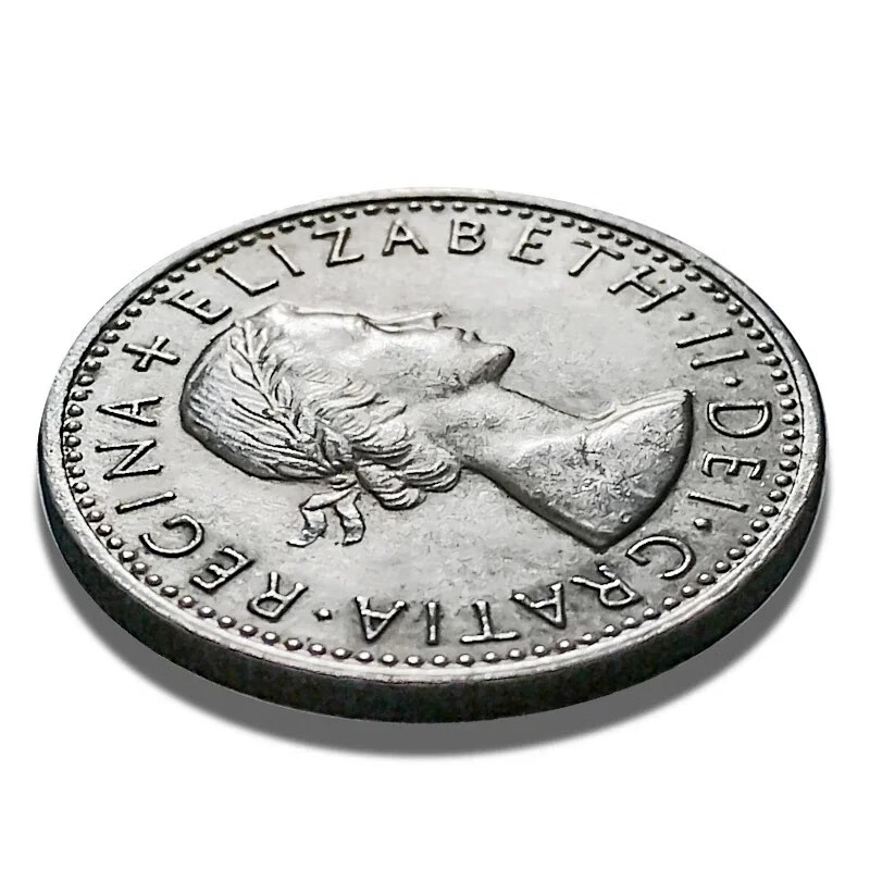 British Sixpence Circulation Coin Lucky Coin Circulation Condition Approximately Pictured Free Postage Single Coin (The Condition Is Randomly Issued)