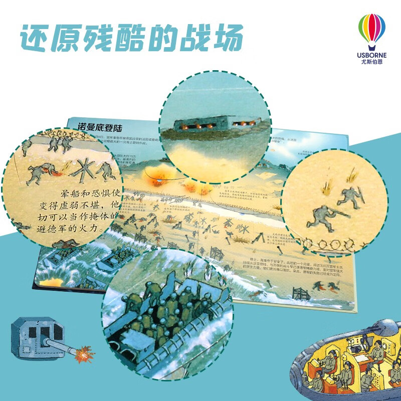 Usborne looks inside to reveal the secrets of World War I and World War II (new edition set with 2 volumes in total)