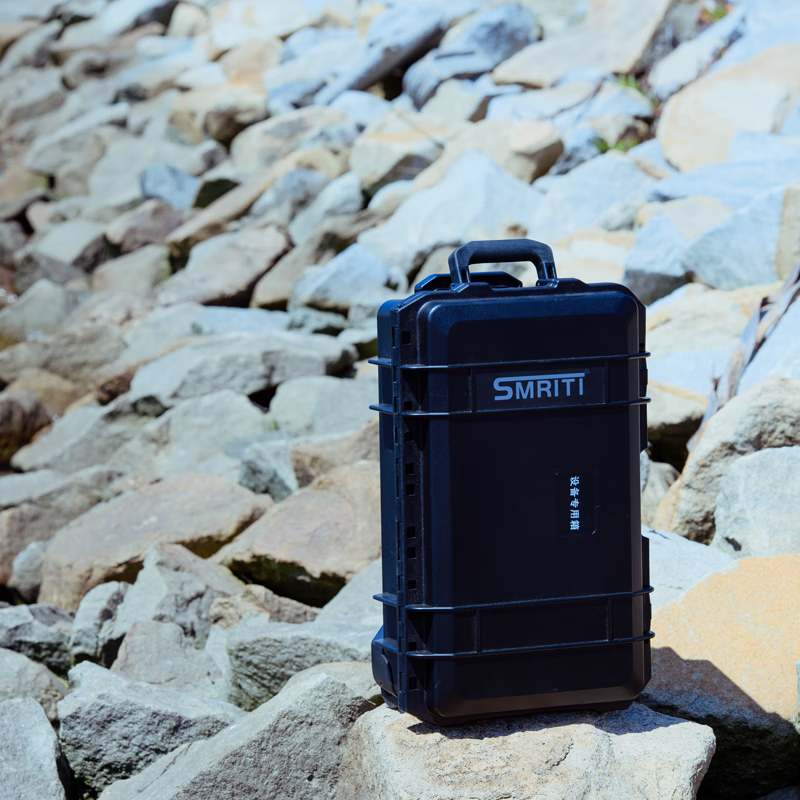 SMRITI heritage protection box black large trolley box thickened waterproof and dustproof multi-functional equipment tool box S5129 black with sponge