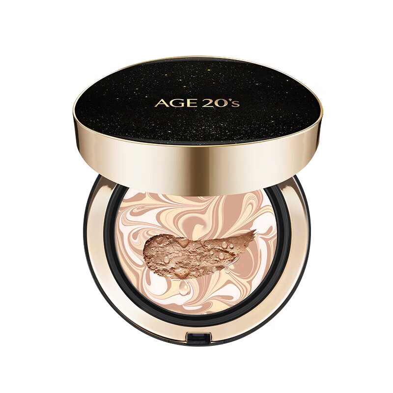 Aekyung Age20 s Aekyung Starry Sky Black Air Cushion BB Cream SPF50+ 21# Ivory White Light Beige 14g*2 Base New Year Gift