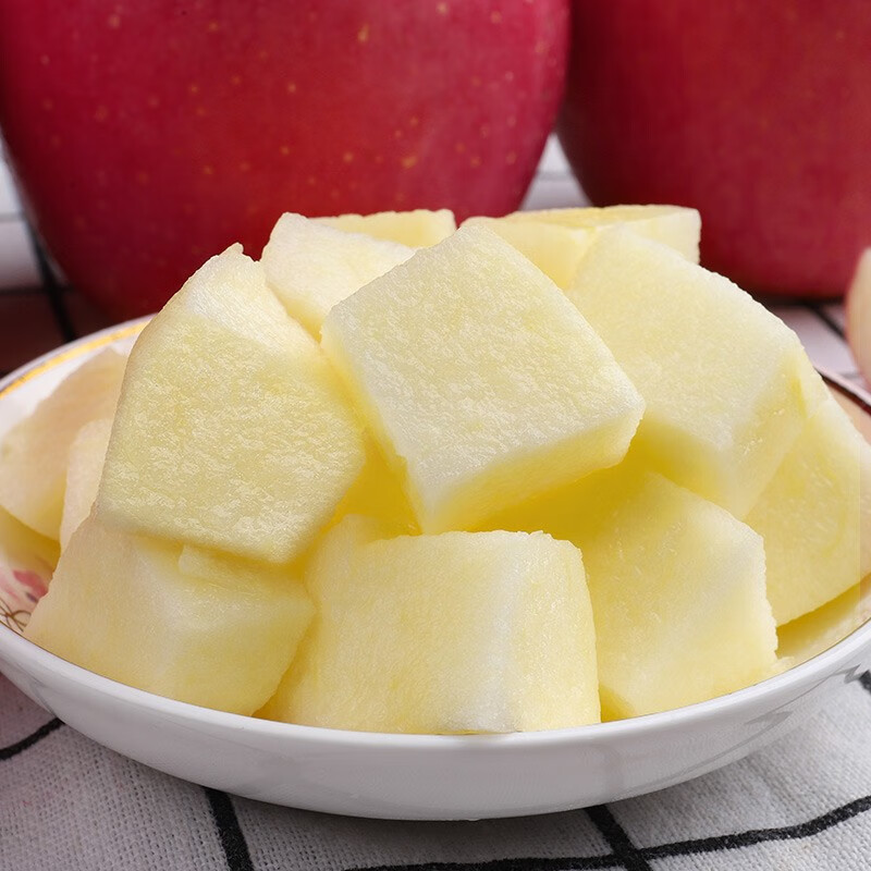 Longyuan Red SF Home Jingning Apple Gansu Red Fuji Apple Fresh Fruit for Pregnant Women Directly from the Source with Free Shipping Strictly Selected by Supermarkets | 10 Jin 76-85mm Net Weight 8.5 Jin Medium Fruit