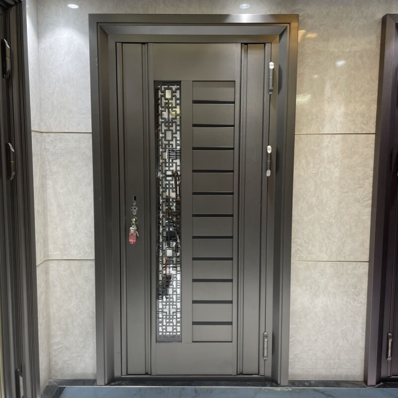 Vinoa 304 luxury stainless steel entrance door Korean door custom door high-end door light luxury explosion-proof door factory direct sales 304 stainless steel entrance door 1000*2300*280