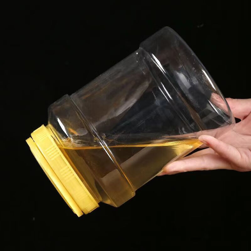 Qinkai plastic jar 8000g PET large pickle jar 2 catties 8 catties 15 catties thickened snack enzyme barrel sealed storage plastic bottle 3 catties water can hold 2 catties 1