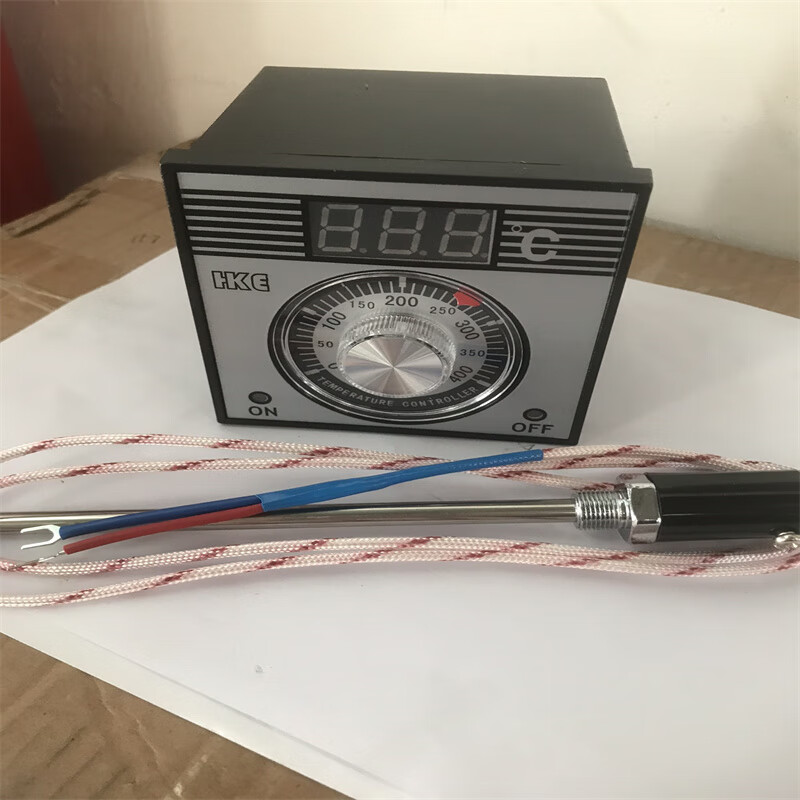 Ouhuayuan HKE gas oven temperature control meter thermostat temperature digital meter temperature controller TEK96 oven temperature controller temperature control silver + thermocouple