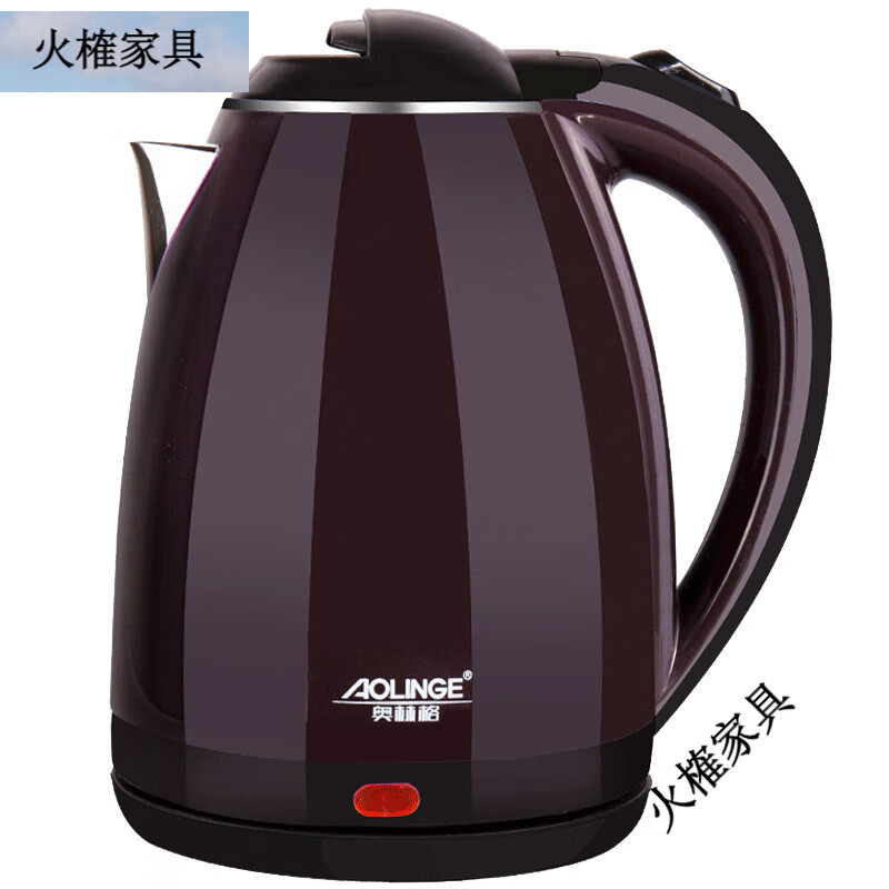 Olinger electric kettle Olinger electric kettle large capacity household anti-scalding dormitory hotel quick kettle insulation purple 0 1ml