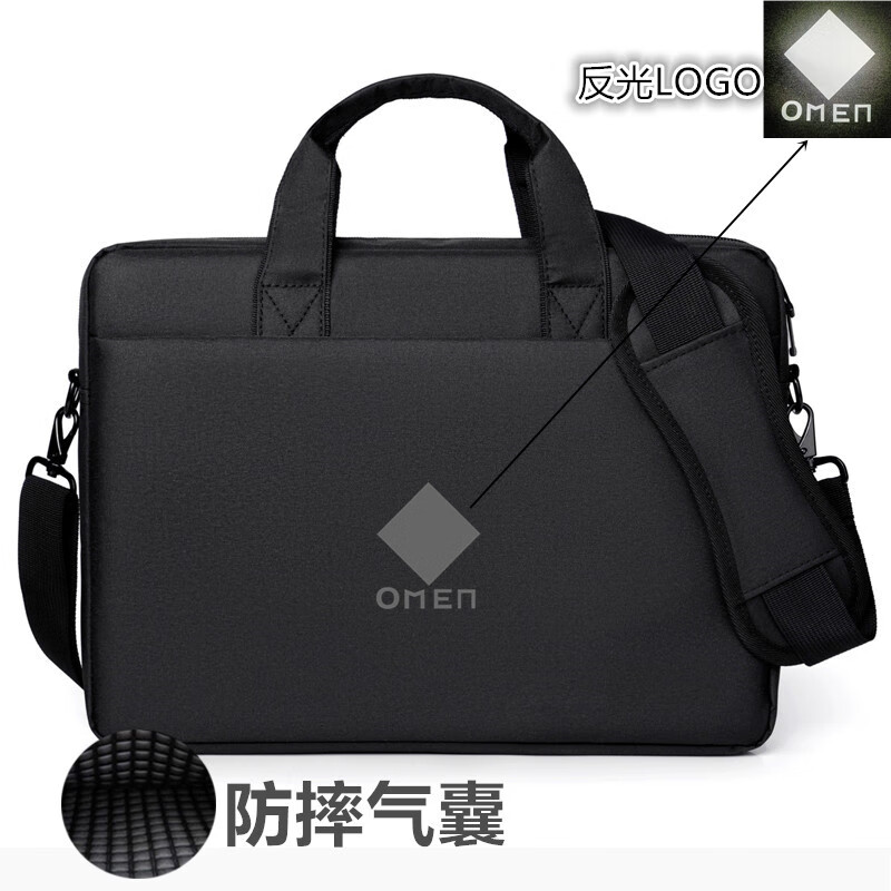 Yueji HP Shadow Elf 10/9/8Pro Laptop Bag 16.1-inch Gaming Laptop Shoulder Bag Light and Shadow 6/7 Black Colorful Shadow Upgraded Airbag 16.1-inch