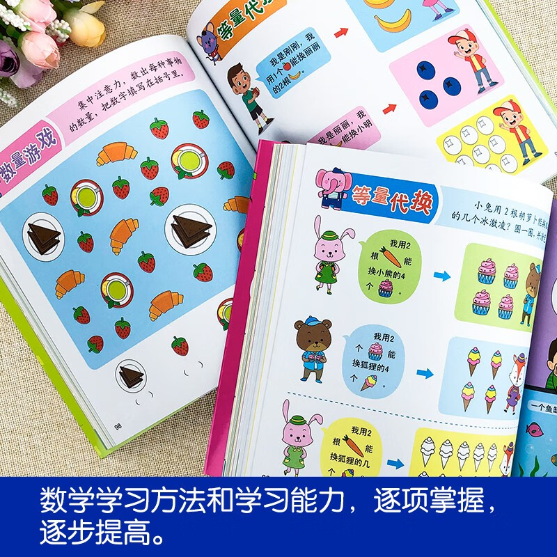 Children's Golden Period Mathematical Thinking Training 1001 5-7 years old (set of 2 volumes)