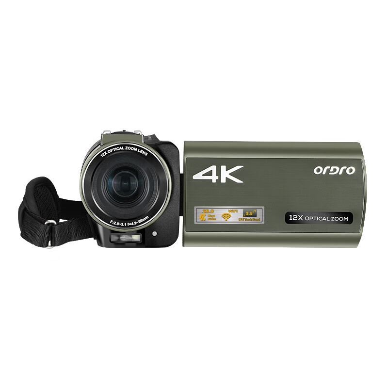 ORDRO AX60 HD live broadcast camera 4K optical zoom video recorder professional handheld digital DV home camera wedding conference shooting