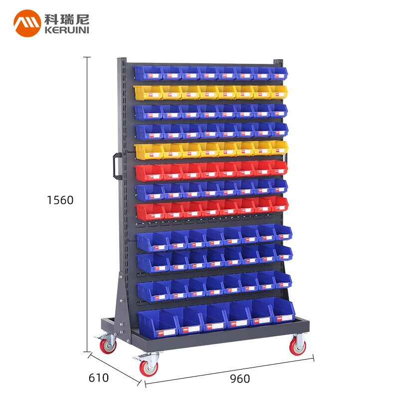 Corini heavy-duty tool rack hardware tool material rack hole plate parts box hanger workshop repair cold-rolled steel tool rack JZKAM-2660-512 can be customized