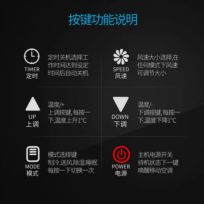 Meiling portable air conditioner single cooling and heating portable all-in-one small refrigeration home vertical rental room without outdoor unit free of manual installation small 1.5 HP single cooling store manager recommendation