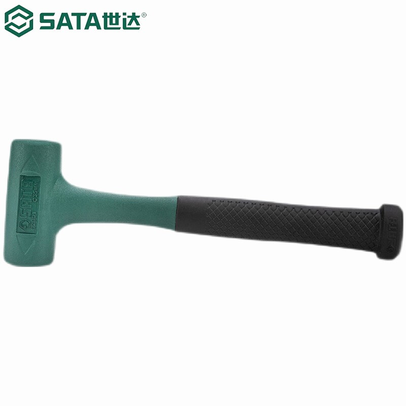 SATA 92904 shockproof rubber hammer 65MM rubber hammer tile glass knocking installation hammer auto repair virtual hammer