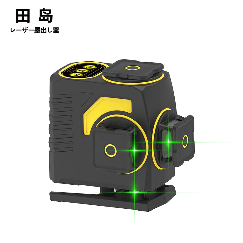 Tajima outdoor strong light level meter green light high-precision thin line 12 lines wall-mounted floor meter laser infrared level meter green light 12 lines