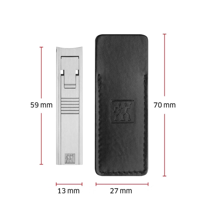 ZWILLING stainless steel ultra-thin nail clipper cicada wing folding nail clipper German original imported version gift box-purchased in Germany