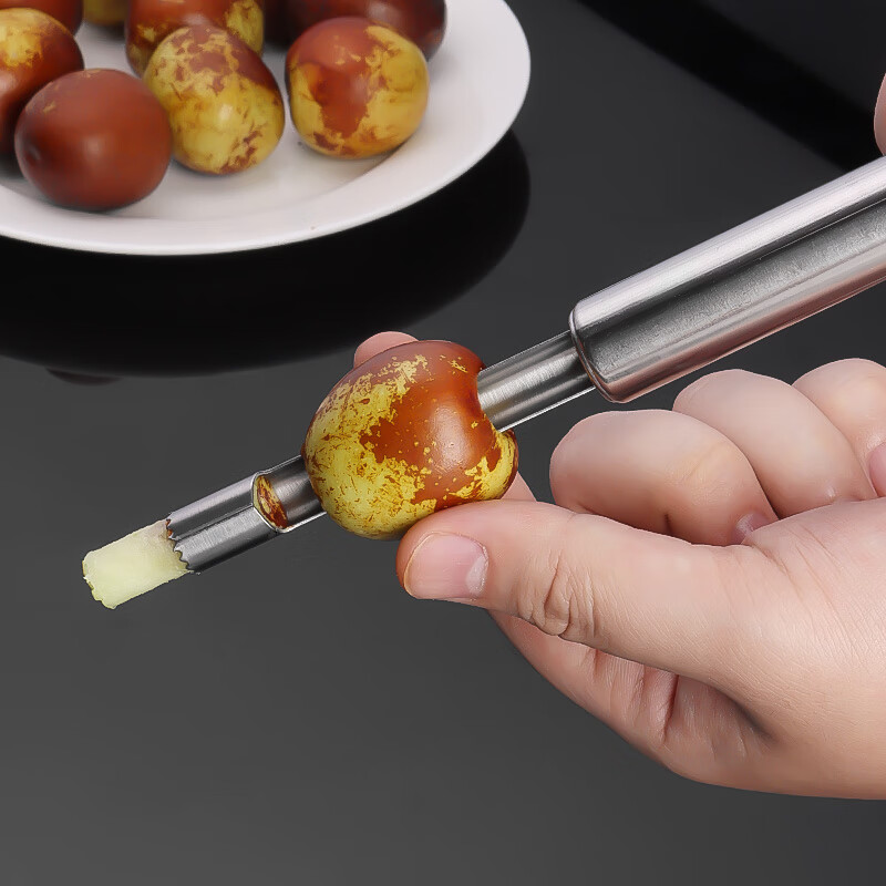 Baijie hawthorn corer red date cherry apple corer artifact corer tool hawthorn pulp separator 5-piece set