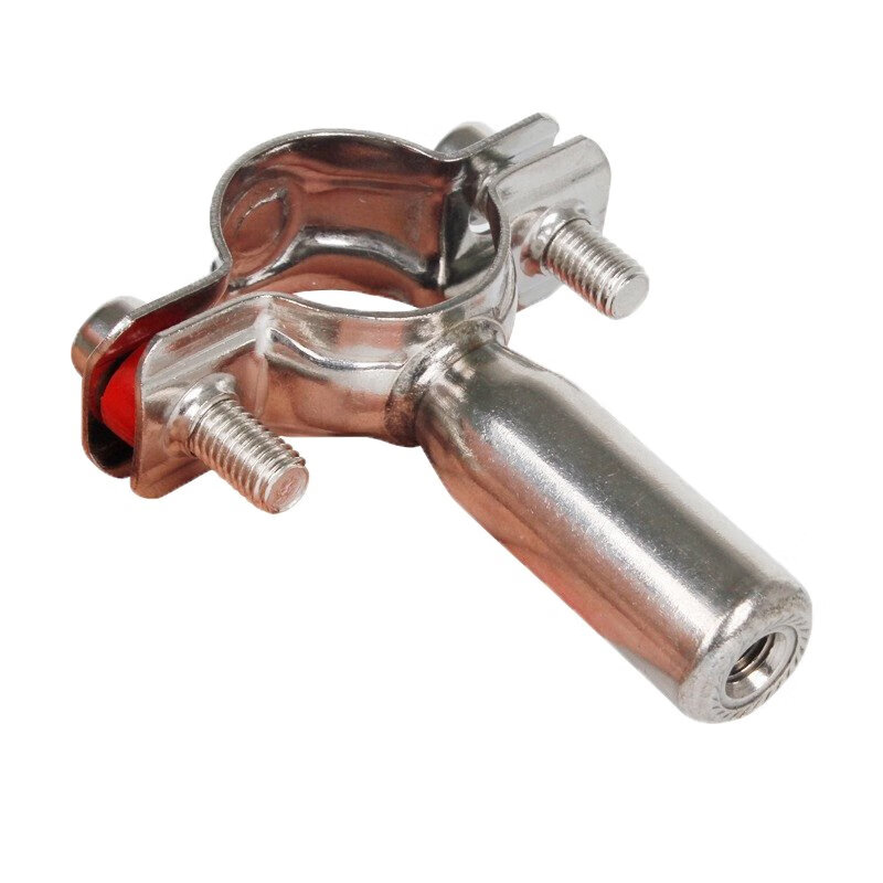 Lu Yueting stainless steel fixed buckle pipe bracket cylindrical nut clamp round pipe clamp water pipe bracket pipe clamp 25-27 M8 nut cylinder = 50MM