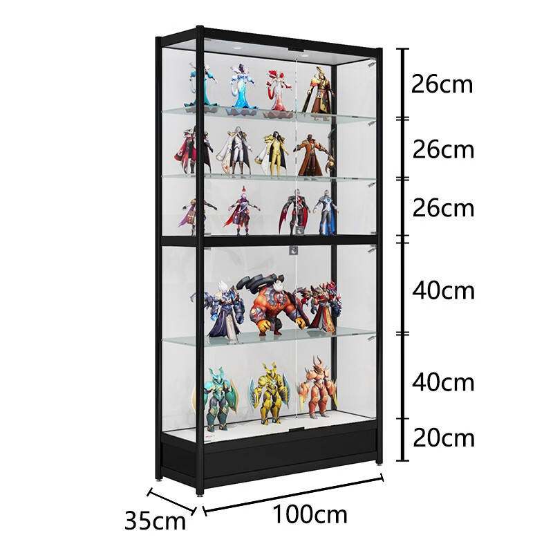 KINKOCCL dust-proof transparent glass medal honor certificate display cabinet Lego model gift cabinet cosmetics certificate medal storage cabinet