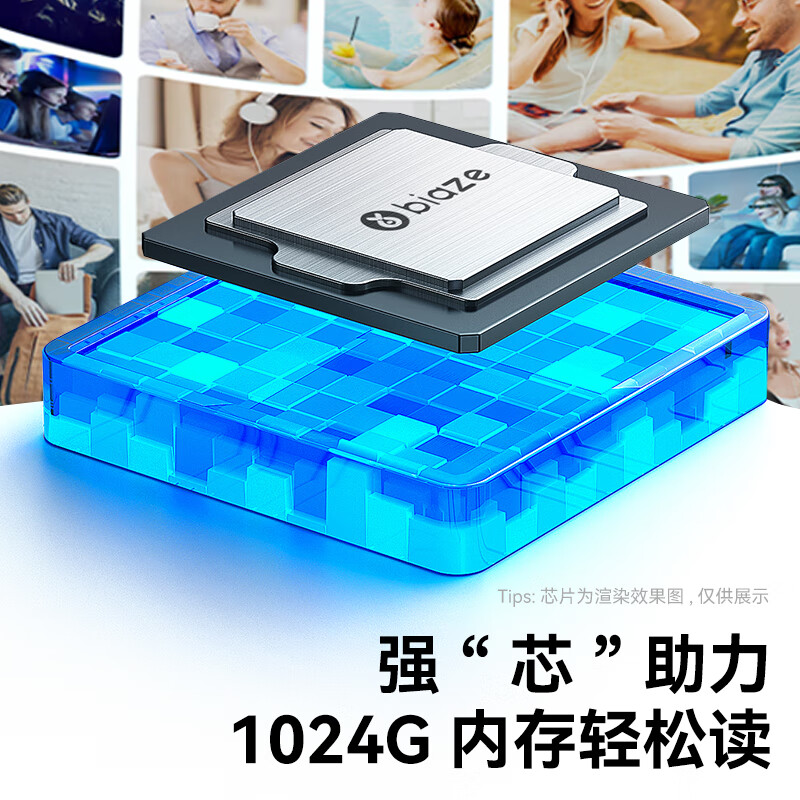 Biaz Apple mobile phone three-in-one card reader USB interface memory card camera card iPhone external SD\TF memory card Lightning plug-in card otg transfer