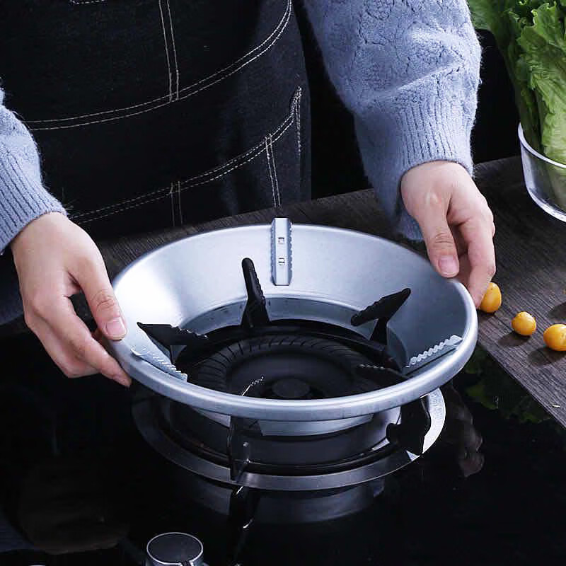 Shangruilong household gas stove fire gathering energy-saving cover kitchen gas stove windshield universal bracket anti-slip ring windshield new nine buckle 1 pack 3 claws 4 claws 5 claws universal