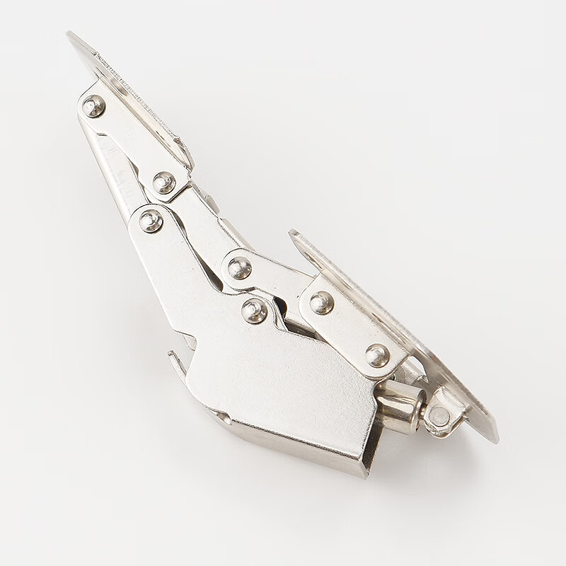 Hasdick Beijing Warehouse Delivery Hole-Free Hinge Cabinet Wardrobe Hinge Frog Hinge Hydraulic Buffer Hinge With Screws HKsq-211 4 Inch with Hydraulic Buffer