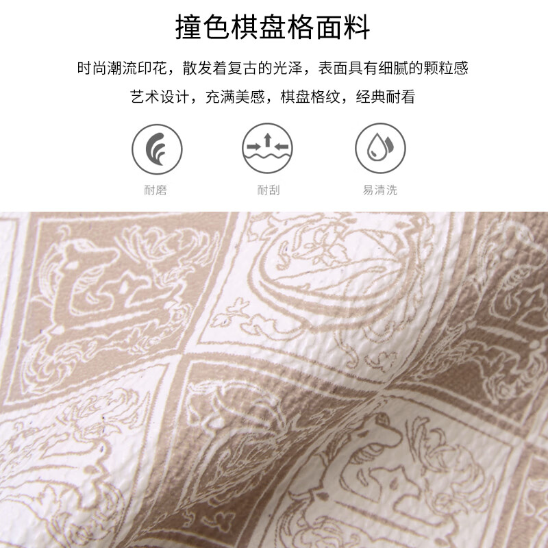 Golf (GOLF) short wallet for women, fashion print, women's coin purse, multi-card slot bag, women's bag, versatile clutch bag, gift box, pink apricot color with beige color