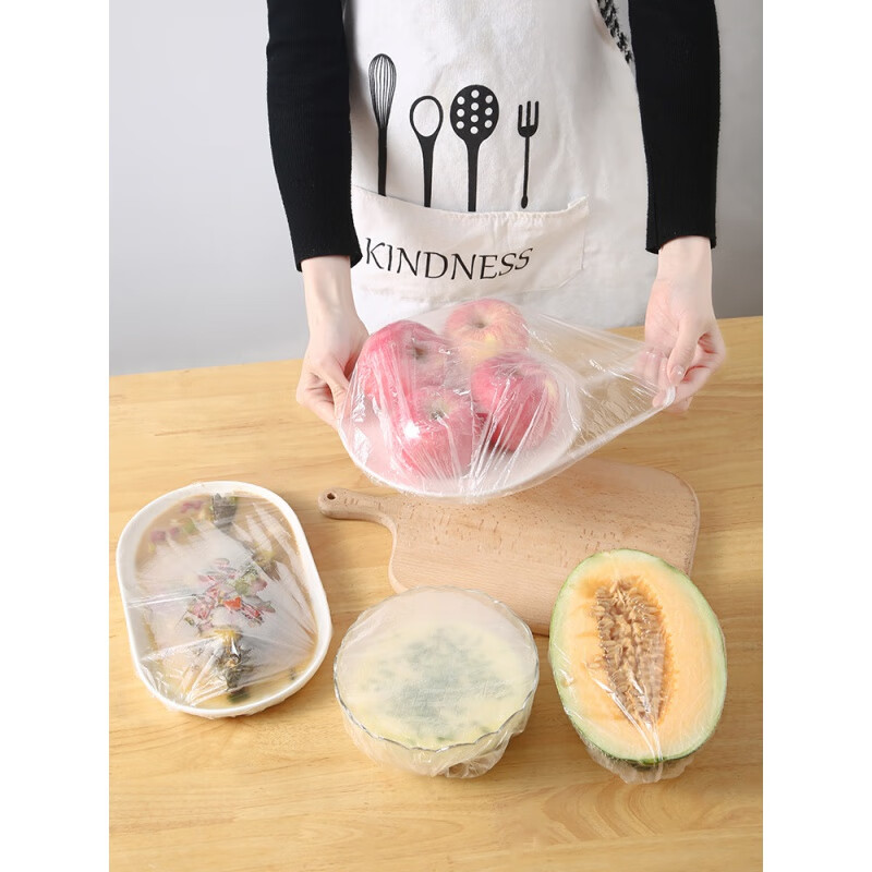 Disposable cling film cover for harvesting rice, food-grade leftover rice bowl cover, elastic mouth cling film cover, universal size, 1000 pieces, upgraded and thickened version