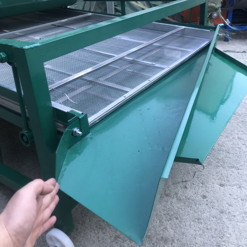 Wen Yijia Corn Wheat Rice Sorghum Soybean Grain Screening Machine Small Household Air Separator Vibrating Screen Medicinal Material Cleaning Free Screen-Small Blowing Type Without Motor