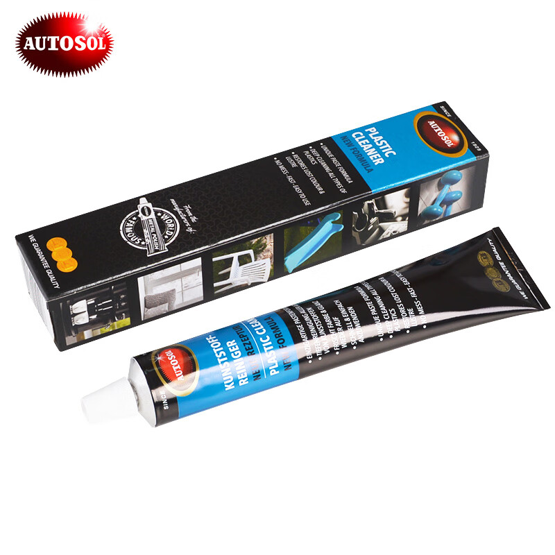 AUTOSOL plastic cleaning paste plastic parts renovation agent black bumper car interior whitening repair polish 75ml