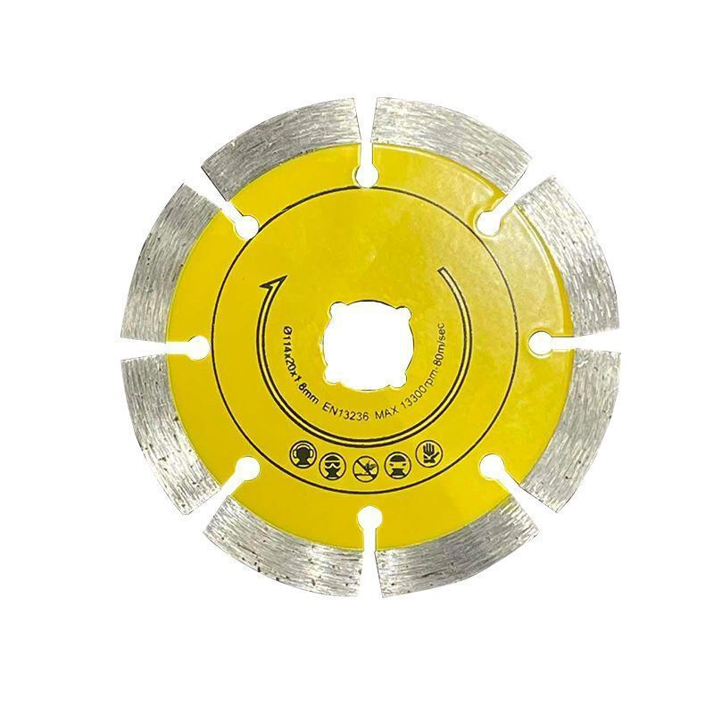 Chengzhou diamond cutting blade dry cutting king slotted blade angle grinder concrete wall granite marble floor tile saw blade dry cutting king 1 piece + reducing ring