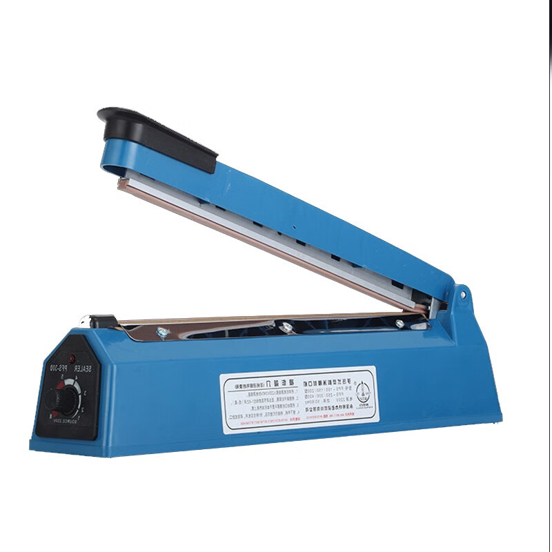 Green Dragonfly hand pressure sealing machine small household commercial moon cake tea plastic bag sealing machine heat shrinkable film cutting and plastic sealing machine iron shell 300 type manual sealing machine