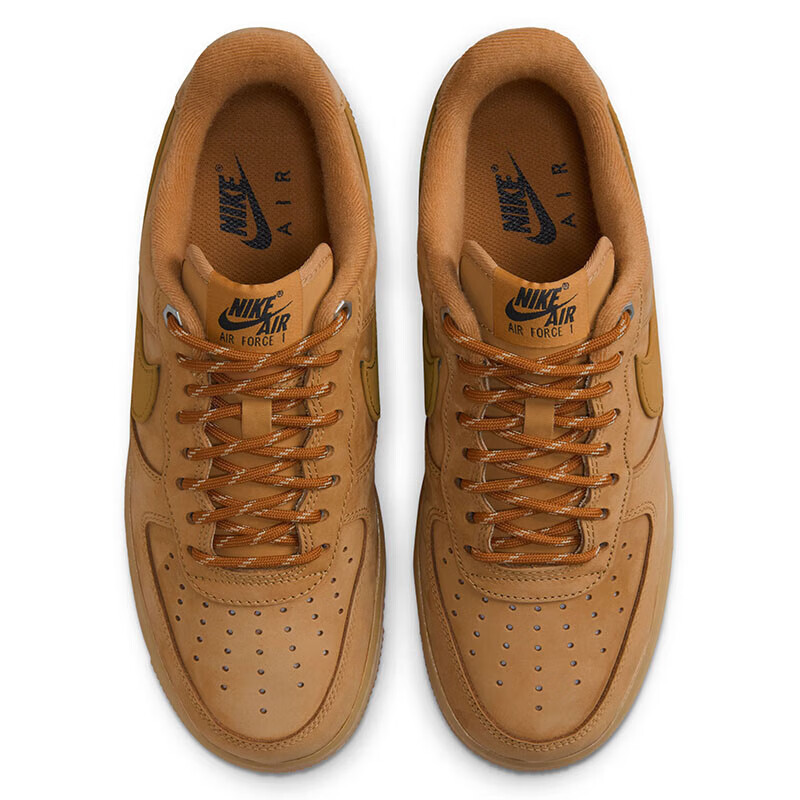 Nike NIKE Women's Air Force One AF1 New Year's Gift Sports Shoes FZ7372-200 Wheat Color 39
