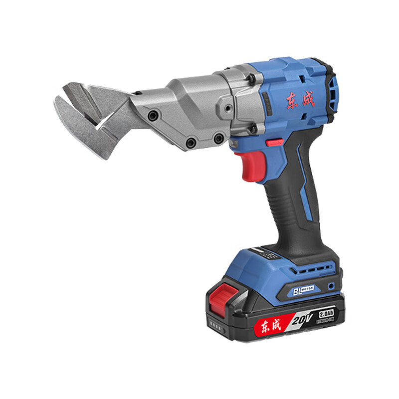 Dongcheng electric scissors rechargeable iron scissors industrial color steel tile metal cutting handheld lithium electric scissors artifact DCJJ1.6 electric scissors bare metal