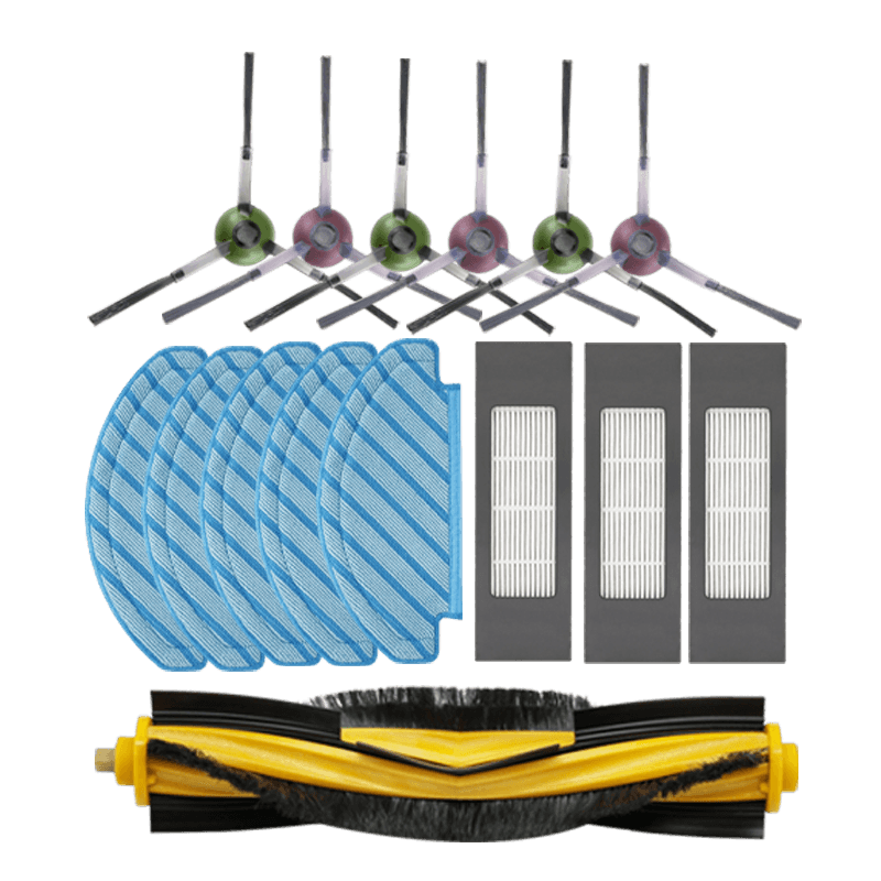 Legou adapted to Ecovacs sweeping robot accessories AIVI T8 T9 N8 PRO side brush rag filter element water tank bracket dust box cleaning liquid strong mop water tank professional version