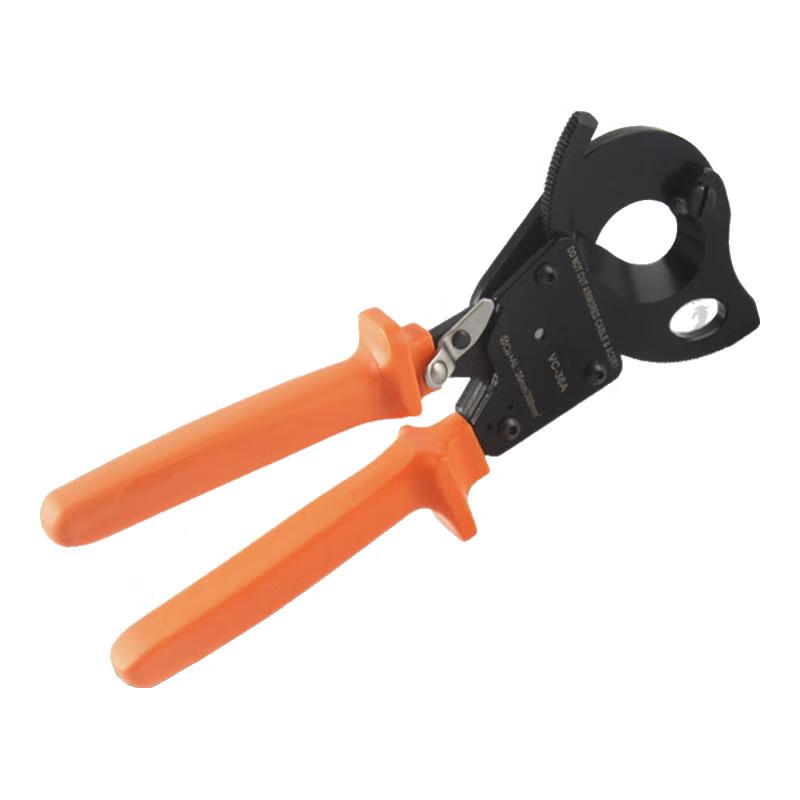 Wantful Cable Scissors Ratchet Scissors Gear Type Bolt Cutters Lightweight Electrical Wire Strand Cutting Cable VC-36A (cutting range 36-300 square meters) Returns and exchanges are not supported after use or trial