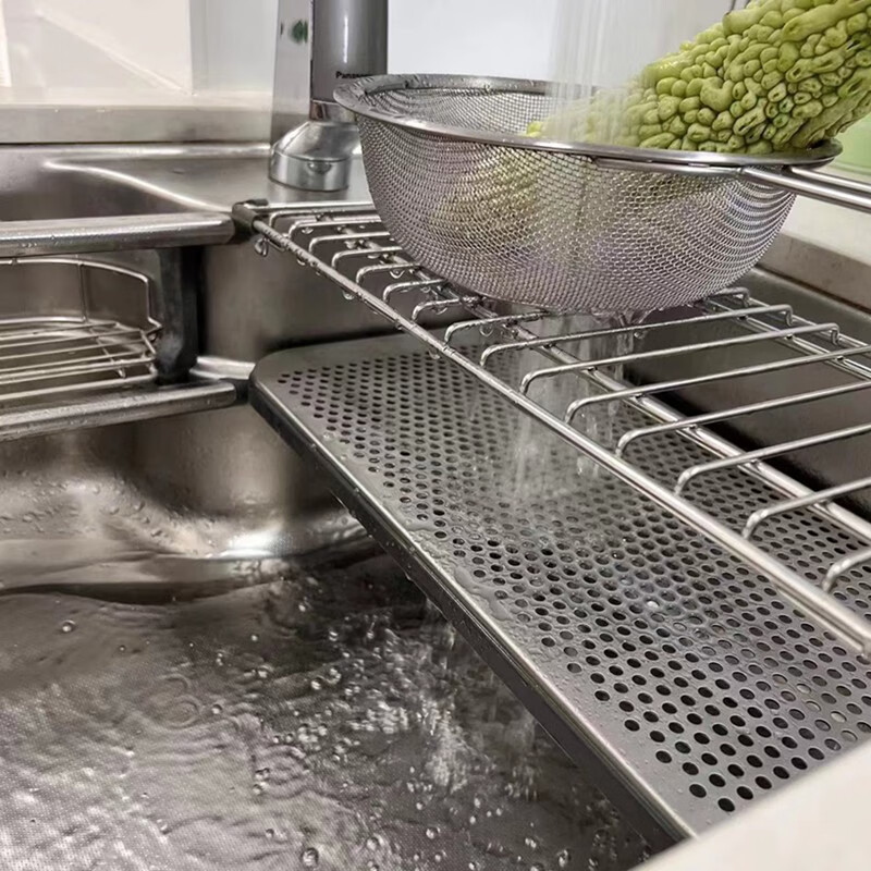 LIXIL sink short stainless steel sink 3D embossed multi-function 304 stainless steel multi-accessories 980 + Inai A5