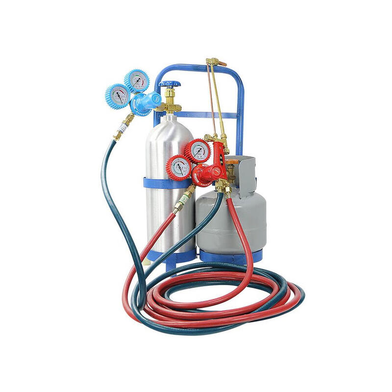 Jiujuhe portable small welding gun air conditioning special copper pipe welding tool oxygen welding torch 2L liter welding tool set refrigerator repair set nineteen 2L cylinder welding and cutting dual-use
