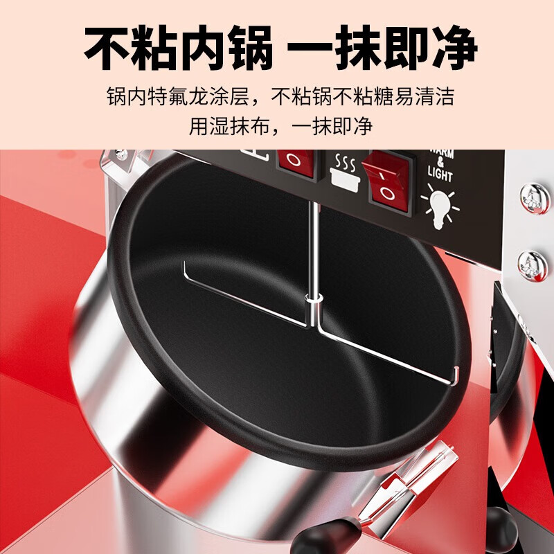 Venus popcorn machine commercial fully automatic popcorn machine electric popcorn pot non-stick pot home convenience store quick popcorn machine spherical butterfly theater popcorn machine paradise model roof model machine + cart