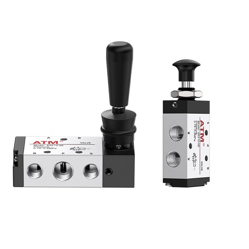 Haozhen pneumatic switch hand valve 4H210-08 reversing mechanical valve cylinder switch valve pneumatic control hand valve economical model 3R210-08