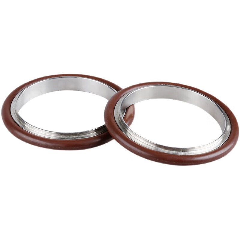 Lu Yueting KF vacuum bracket sealing ring stainless steel fluorine rubber aluminum alloy 50 Ding Qing 16 clamp 25 pipe fittings 40 quick release chuck KF40 stainless steel bracket + fluorine rubber ring