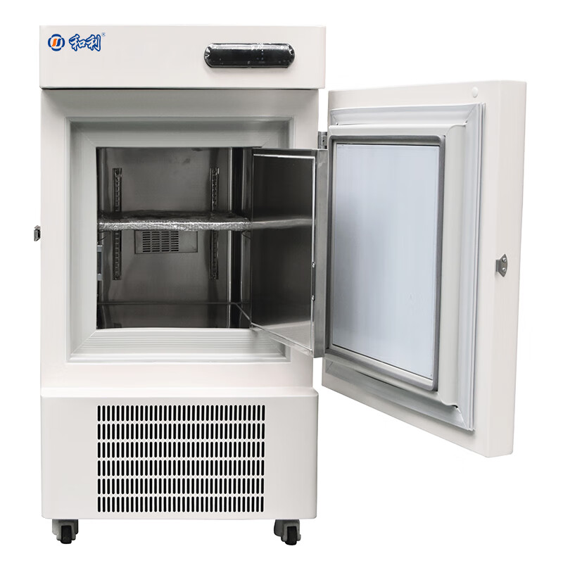 Heli with temperature display, adjustable temperature control, ultra-low temperature refrigerator -80 laboratory reagents, biological research, minus 60 cryogenic freezer, small industrial minus 80 degree freezer -86 degrees 58 liters (DW-86L58)