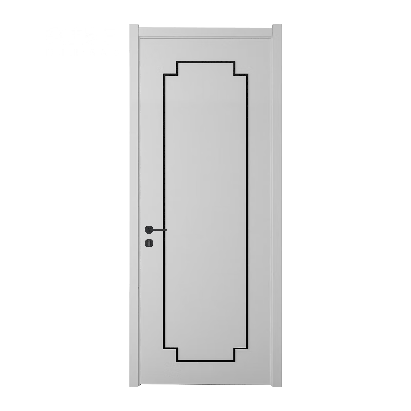 Xindi Wooden Door Paint-free Soundproof Simple Interior Door Solid Wood Composite Door Room Door Customized Bedroom Door XP-8015A Pure White