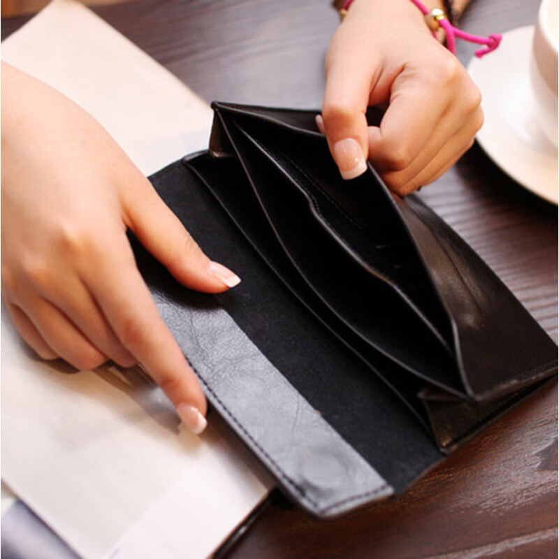 CARTELO crocodile leather wallet women's 2026 new long card holder genuine leather buckle simple business cowhide thin wallet card trend gold cowhide material