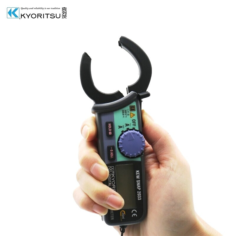 Kretz Japan Kyoritsu clamp meter electrician high-precision digital AC and DC clamp meter current clamp multi-meter MODEL 2033 (AC and DC 40/300A)