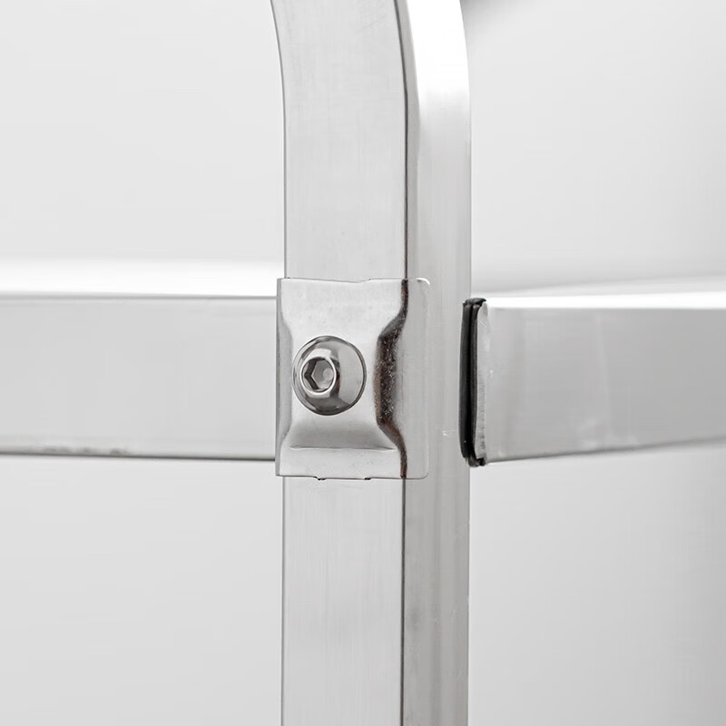 Jingchushi 304 thickened stainless steel dining cart, stall cart, food delivery cart, hotel fast food bowl collection restaurant, drink cart 304 second floor medium size