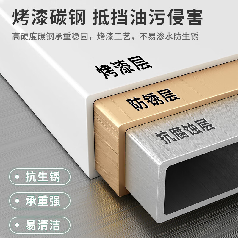 Monet Bear kitchen dish rack drain rack countertop plate rack storage bowl basket multi-functional chopstick storage box bowl rack free of installation standard black chopstick barrel