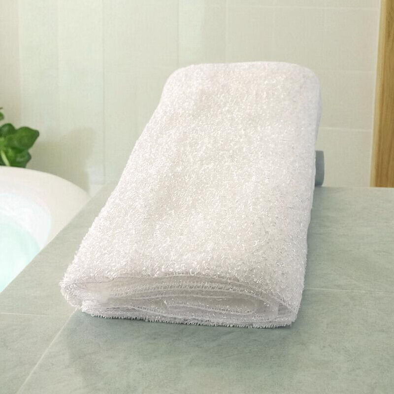 Qingyou Japan imported women's bath towel adult long back rub cloth for sensitive skin soft bath cloth back strip rub bath QYS-009 (plain skin)