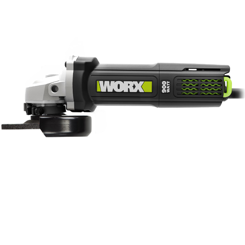 WORX angle grinder WU900X multifunctional universal electric hand grinder cutting polishing grinder grinding tool WU900X rear switch-metal package