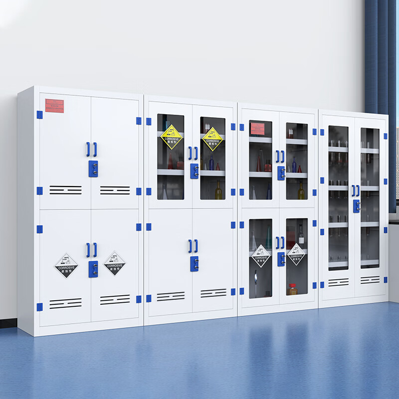 Longzhitai anti-corrosion cabinet pp acid-base cabinet chemical cabinet strong acid-base item cabinet laboratory reagent cabinet PP medicine cabinet upper door and lower door