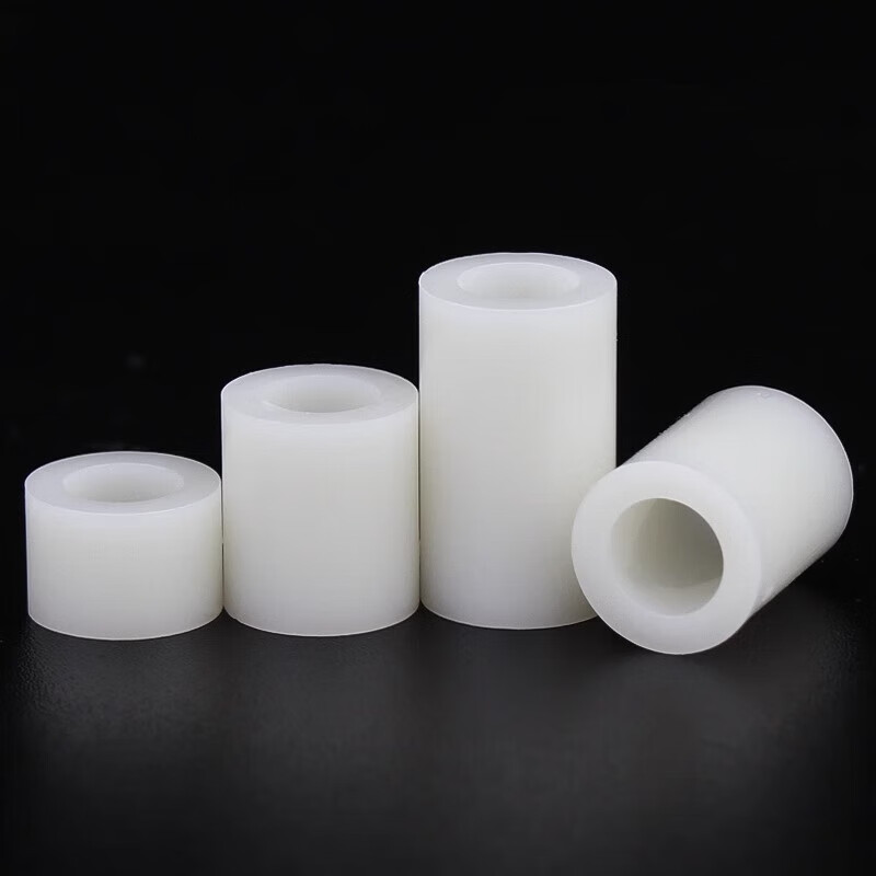 Jinchao insulating column plastic gasket straight through column nylon casing ABS padding column washer round hole spacer column M3M4 9*5*20 (100 capsules)